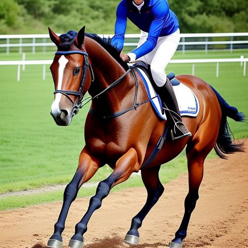 马术运动中的马匹训练和骑术技巧
